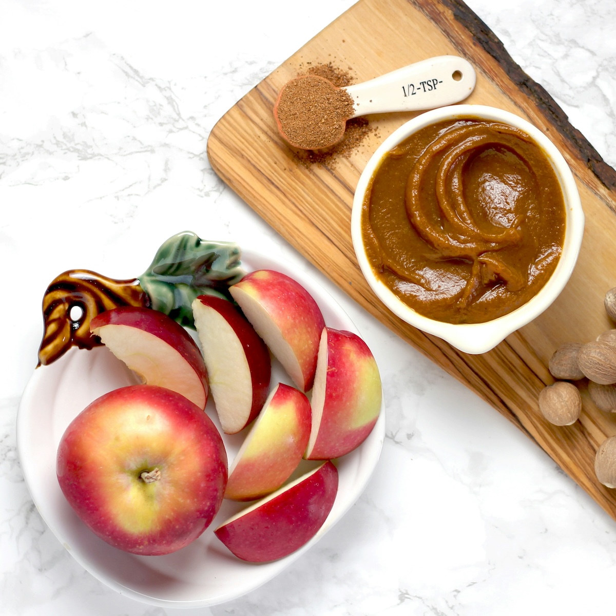 healthy nutritional snack recipes apples and nut butter
